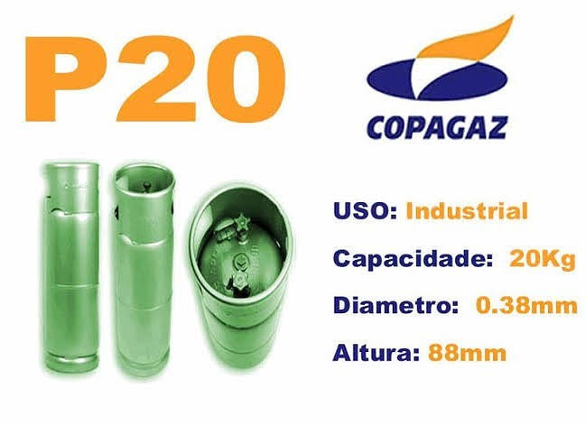 Cilindro P20 para uso industrial